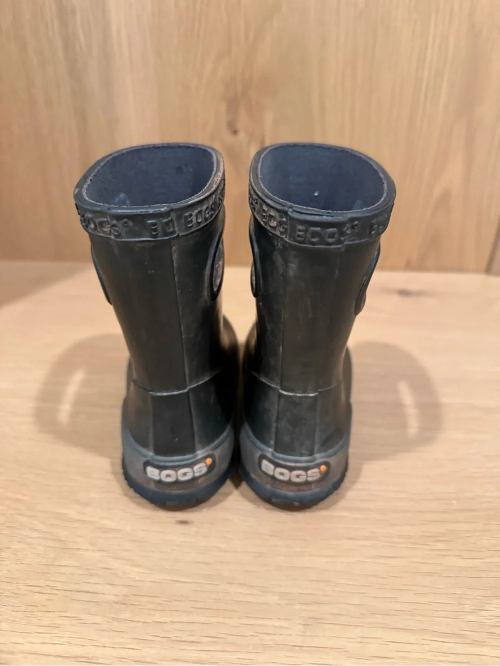 Bogs Black Toddler Rainboots
